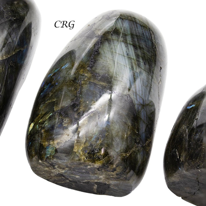 Labradorite Midnight Boulder (1 Piece) Size 3 to 5 Inches Polished Standing Crystal FreeformCrystal River Gems
