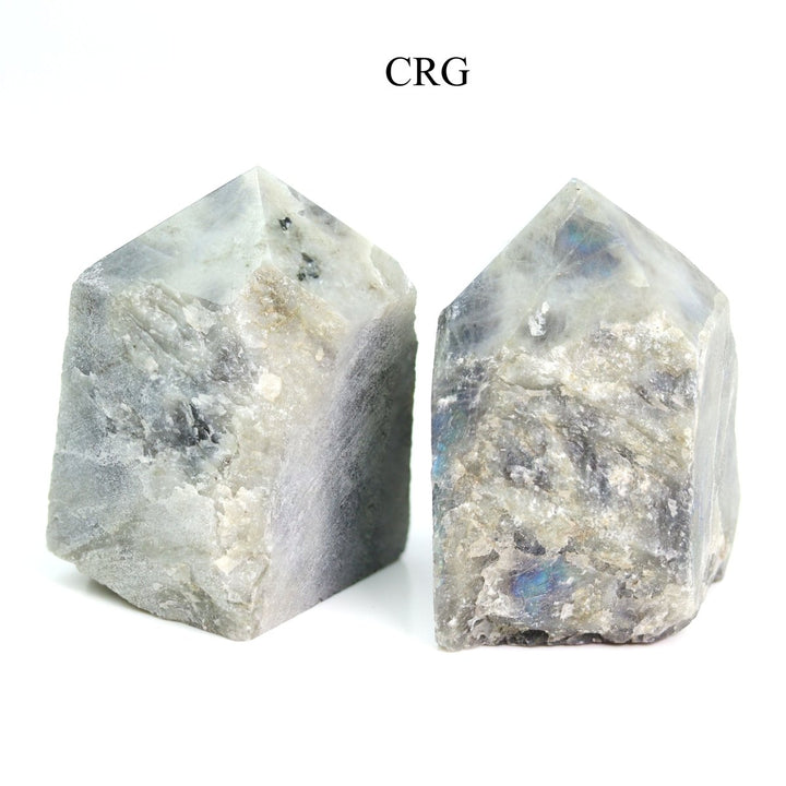 Labradorite Top Polished Points (1 Kilogram) Size 1.5 to 3 Inches Standing Crystal Gemstone TowerCrystal River Gems