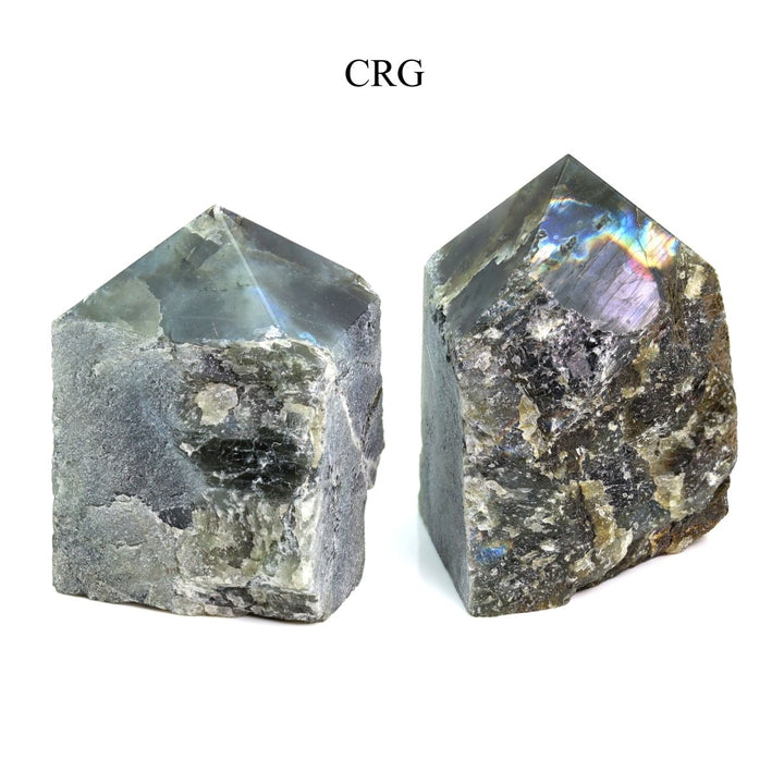 Labradorite Top Polished Points (1 Kilogram) Size 1.5 to 3 Inches Standing Crystal Gemstone TowerCrystal River Gems