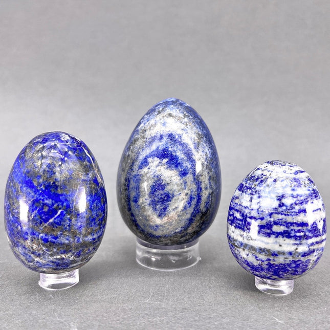 Lapis Eggs (1 Kilo) Hand Carved Polished Gemstone Decor