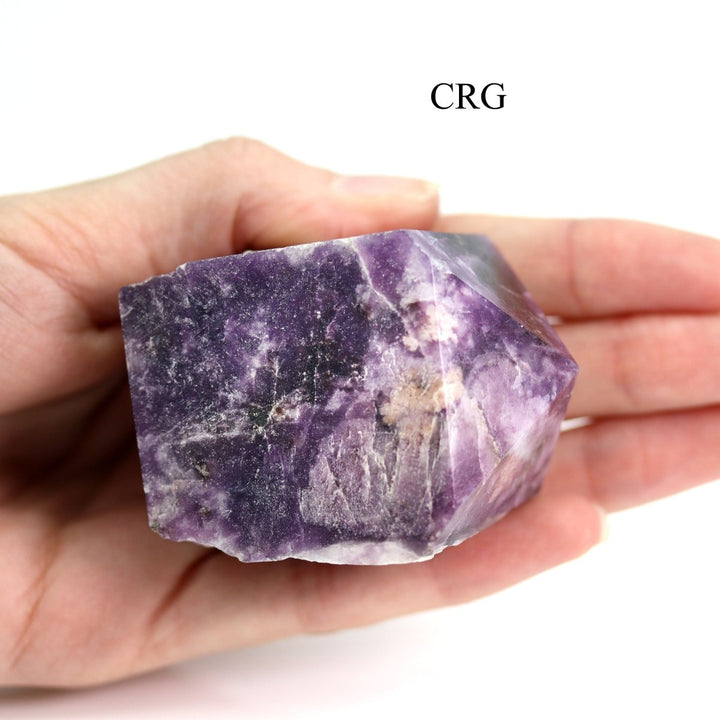 Lepidolite Top Polished Points (1 Kilogram) Size 1.5 to 3 Inches Bulk Wholesale Lot Crystal TowersCrystal River Gems