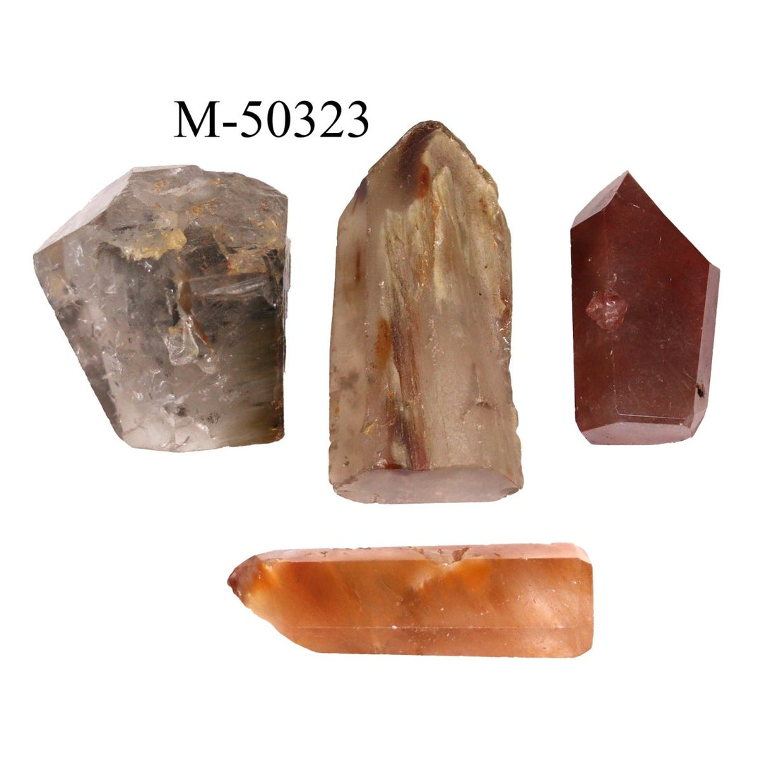 M - 50323 Garden Inclusion Quartz Points 50 g LotCrystal River Gems
