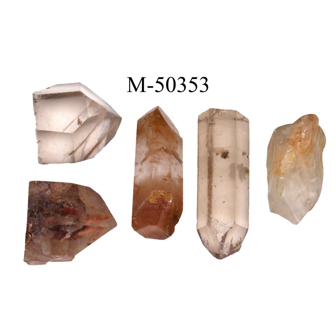 M - 50353 Garden Inclusion Quartz Points 50 g LotCrystal River Gems