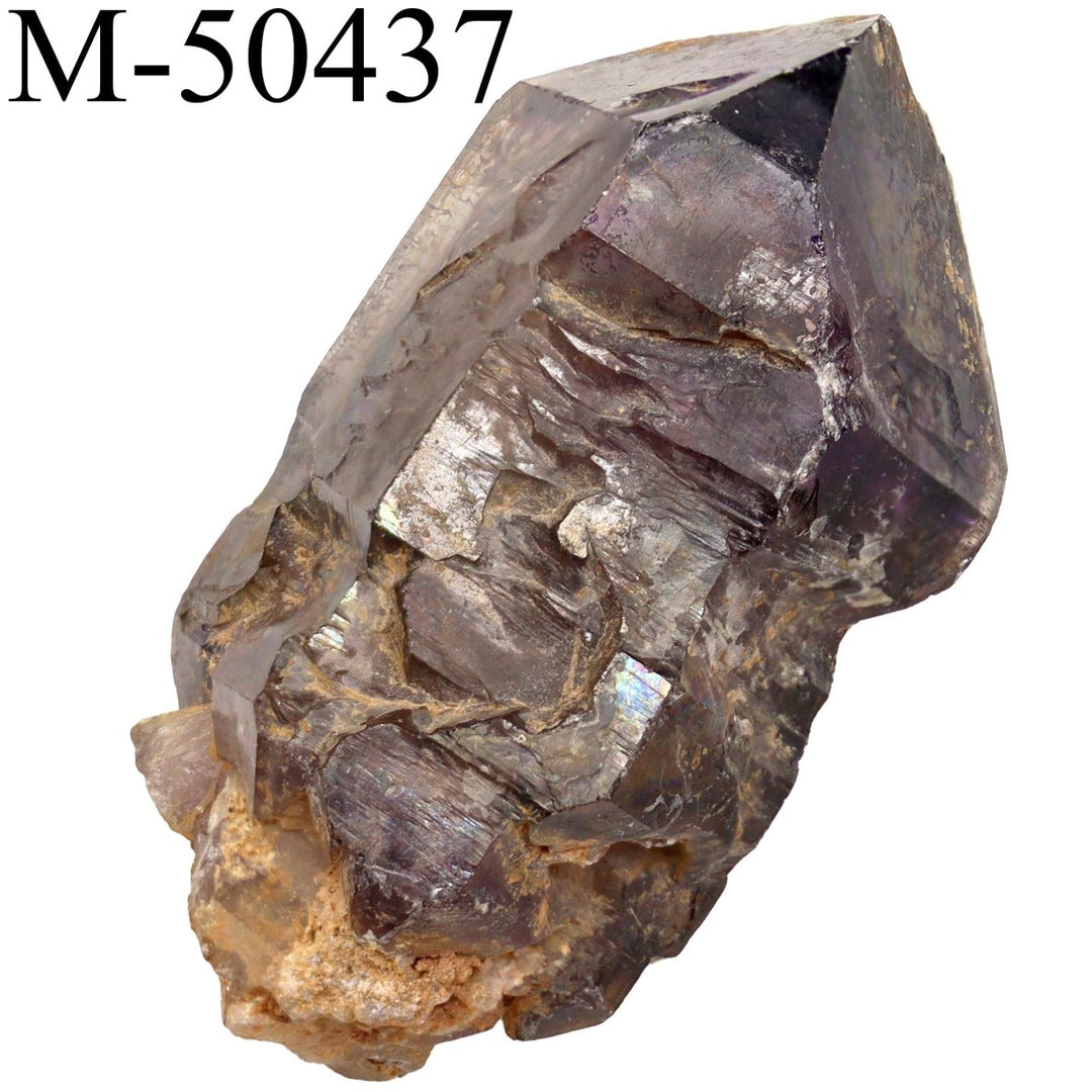M - 50437 Smoky Amethyst Scepter from Zambia 78 g.Crystal River Gems