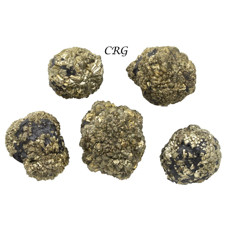 Marcasite Round Nodules (1 Kilogram) Size 20 to 40 mm Bulk Wholesale Lot CrystalsCrystal River Gems
