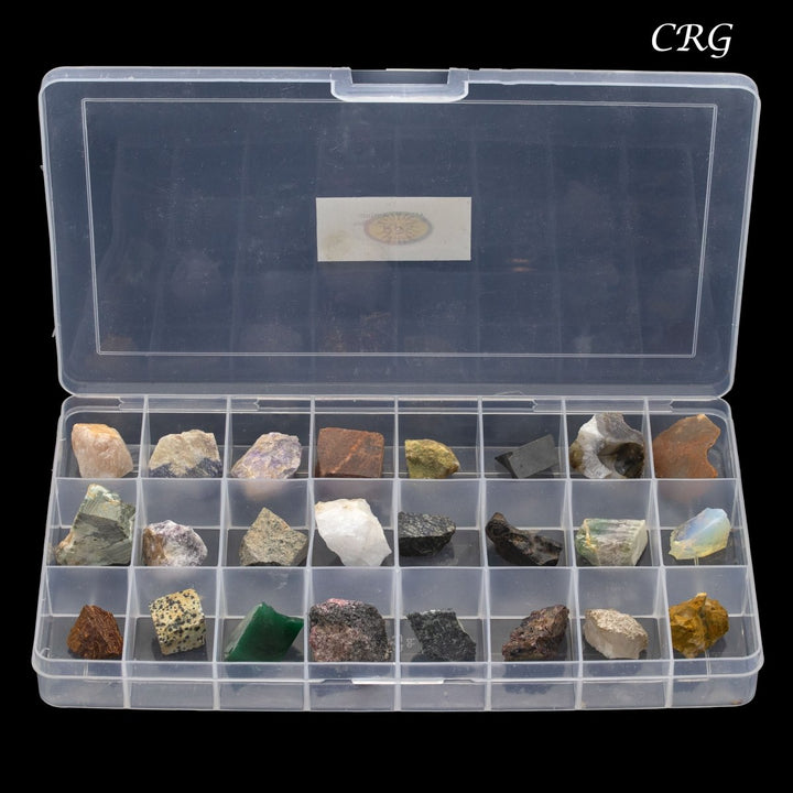 Mix Premium Rough Gemstone Flat (24 Pieces) Size 1 to 1.5 Inches Wholesale Crystal AssortmentCrystal River Gems