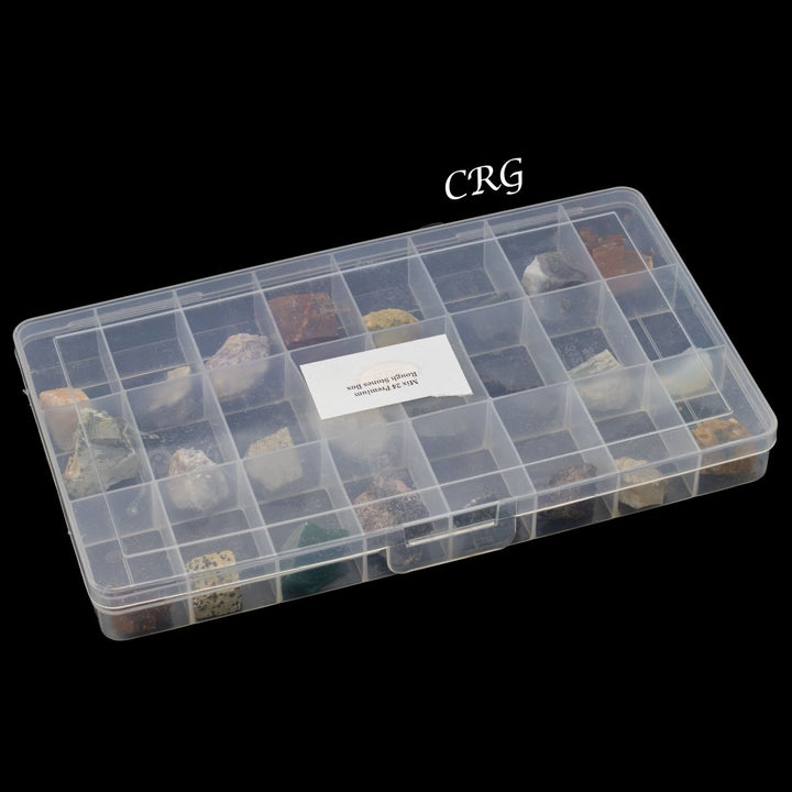 Mix Premium Rough Gemstone Flat (24 Pieces) Size 1 to 1.5 Inches Wholesale Crystal AssortmentCrystal River Gems