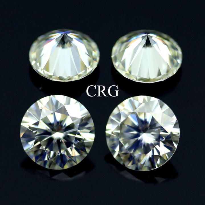 Moissanite Diamond (1 Piece) Size 8 mm Clear Faceted CrystalsCrystal River Gems