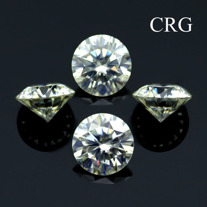 Moissanite Diamond (1 Piece) Size 8 mm Clear Faceted CrystalsCrystal River Gems