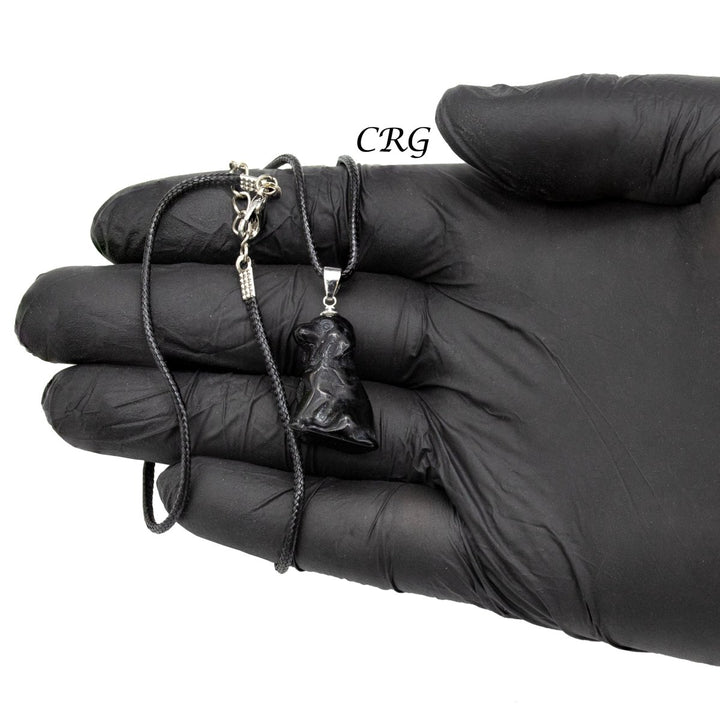 Obsidian Figurine Necklace Pendant Set (11 Pieces) Size 1 Inch Crystal Jewelry CollectionCrystal River Gems