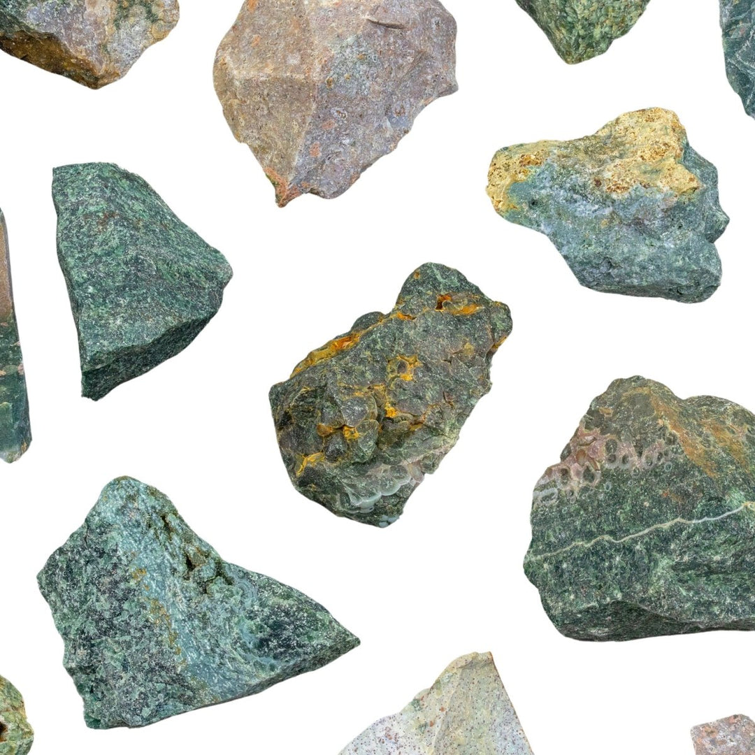 Ocean Jasper Rough (Size 1 To 2 Inches) Wholesale Raw Crystals Minerals GemstonesCrystal River Gems