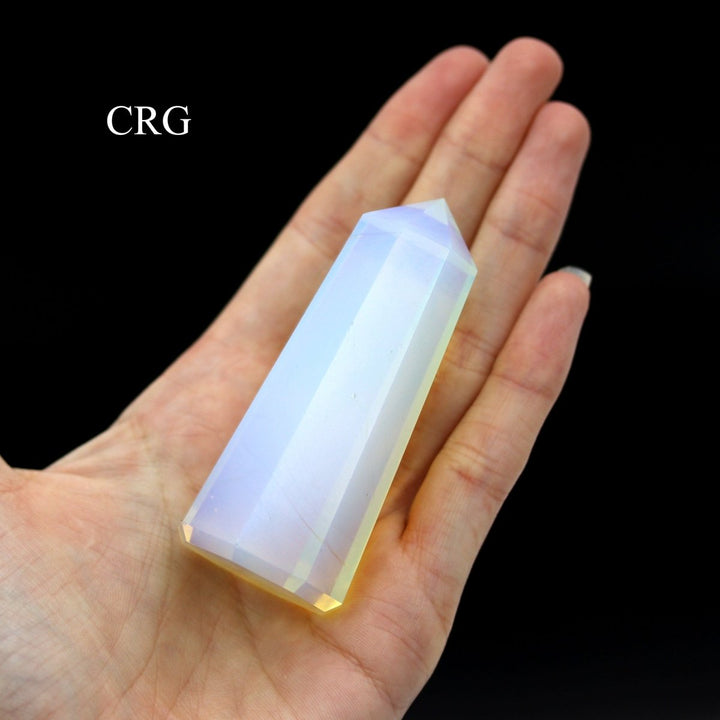 Opalite Point (2.5 Inches) (1 Pc) 8-Sided Faceted Polished Gemstone Tower