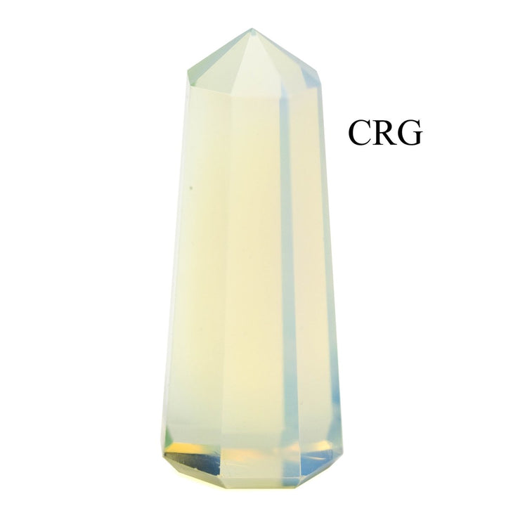 Opalite Point (2.5 Inches) (1 Pc) 8-Sided Faceted Polished Gemstone Tower