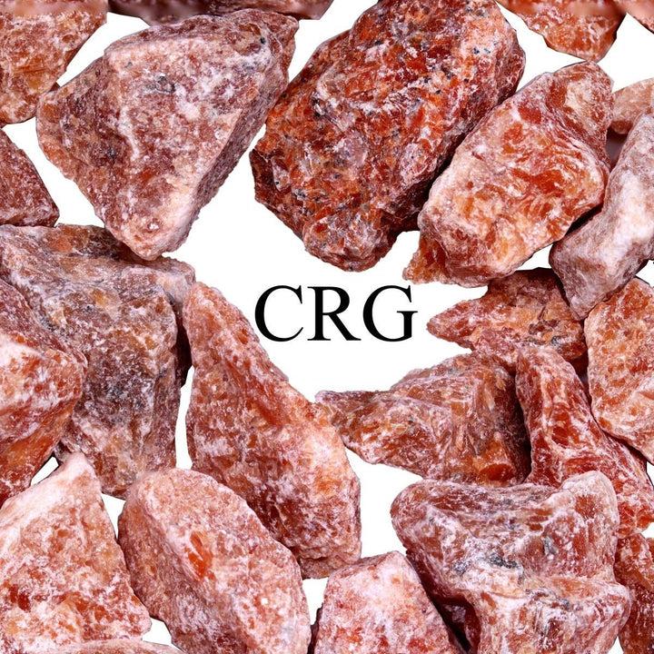 Orange Orchid Calcite Rough Pieces (Size 20 to 40 mm) Raw Crystals Minerals GemstonesCrystal River Gems