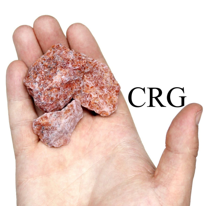 Orange Orchid Calcite Rough Pieces (Size 20 to 40 mm) Raw Crystals Minerals GemstonesCrystal River Gems
