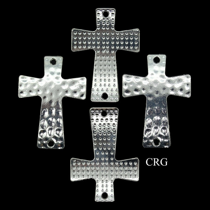 PACK OF 10 - Cross Connector Charm/Pendant / 37x28mm avgCrystal River Gems
