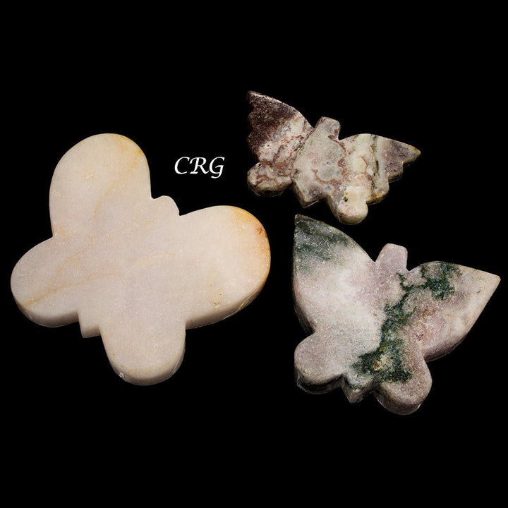 Pink Amethyst Butterflies / 4 - 8" AVG - 1 KILO LOTCrystal River Gems