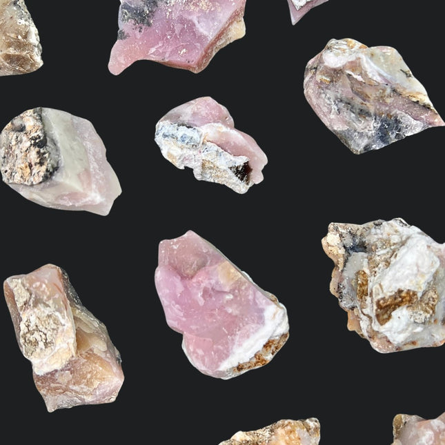 Pink Opal Rough (Size 1 to 2 Inches) Bulk Wholesale Lot Crystal