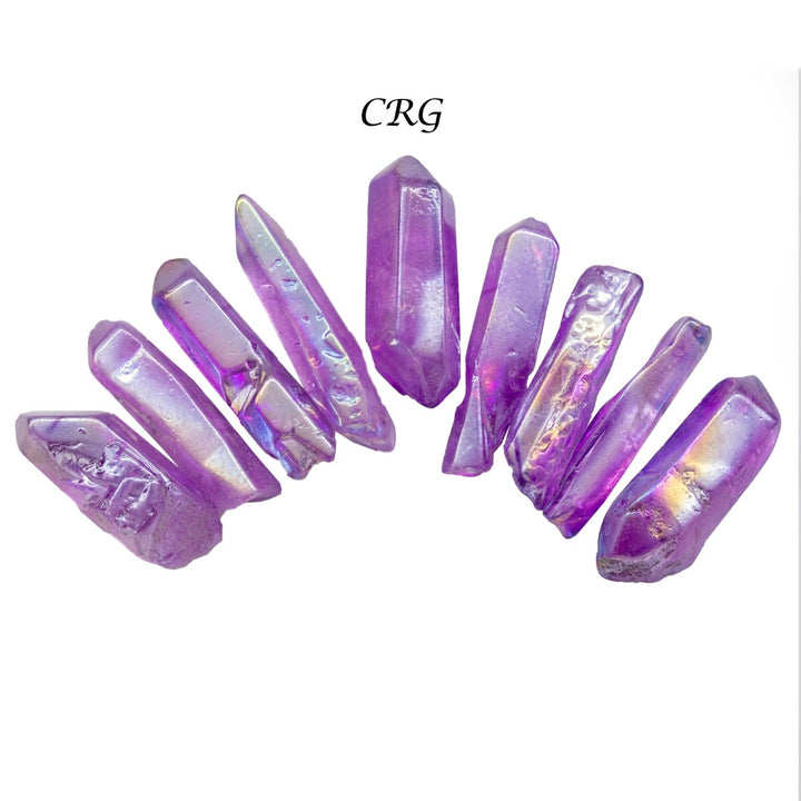 Purple Aura Quartz Points (1 Pound) Size 1 to 2 Inches Bulk Wholesale Lot CrystalsCrystal River Gems