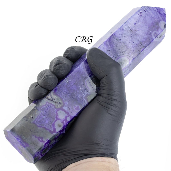 Purple Moss Agate Tower 1 Kilo LotCrystal River Gems