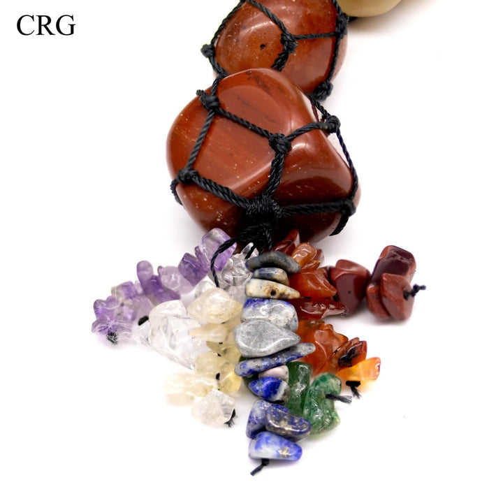 QTY 1 - 7 Stone Car Hanging OrnamentCrystal River Gems