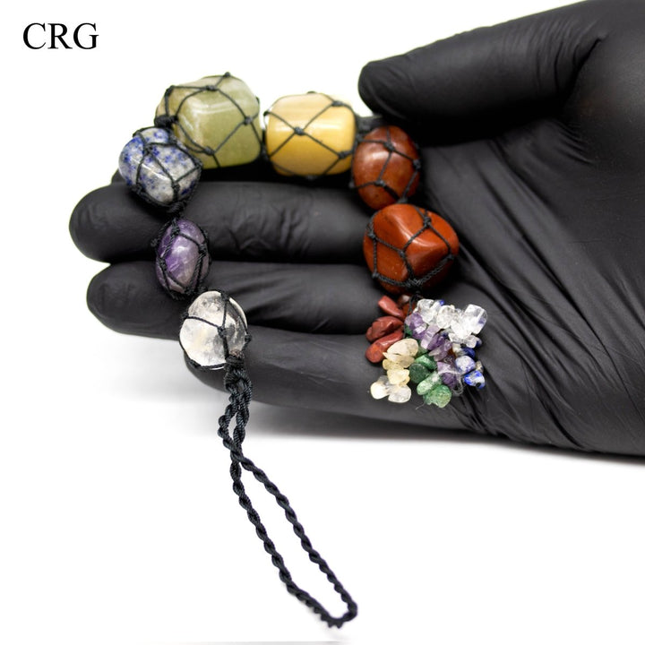 QTY 1 - 7 Stone Car Hanging OrnamentCrystal River Gems