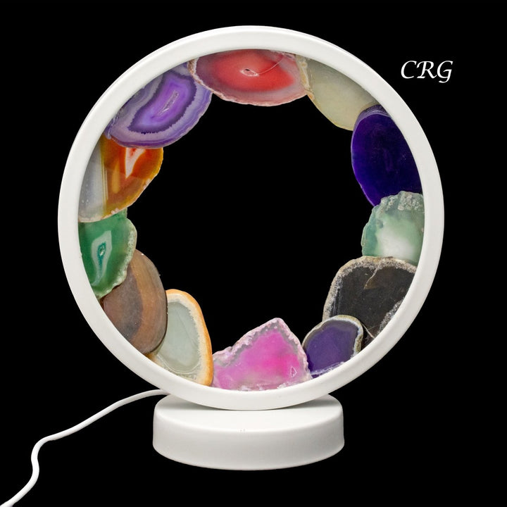 Qty 1 Agate Slice LampCrystal River Gems