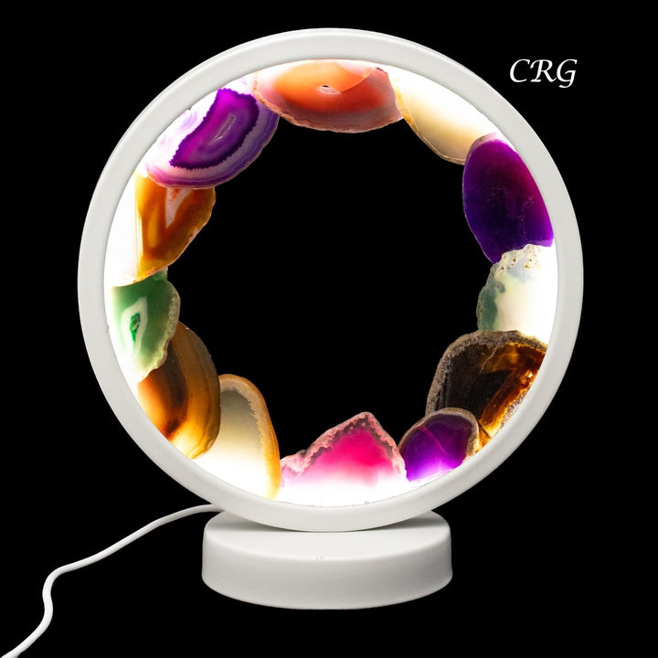 Qty 1 Agate Slice LampCrystal River Gems