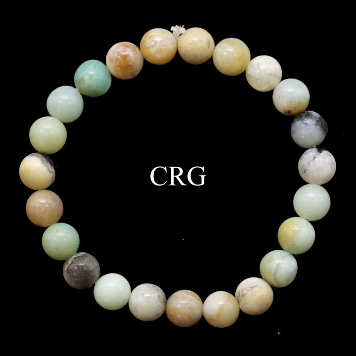 QTY 1 - Amazonite Tumbled Bead Stretch BraceletCrystal River Gems