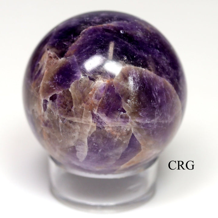 QTY 1 - Amethyst Gemstone Sphere / 50mm AVGCrystal River Gems