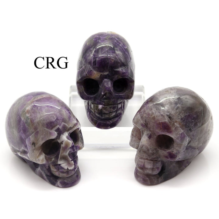 QTY 1 - Amethyst Skull / 3"Crystal River Gems