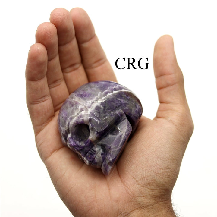 QTY 1 - Amethyst Skull / 3"Crystal River Gems