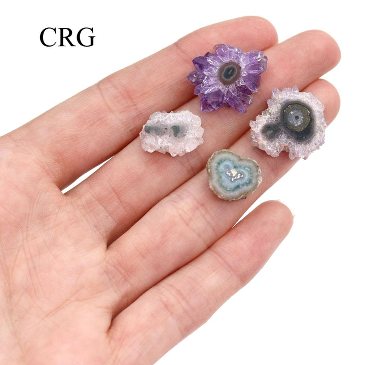 QTY 1 - Amethyst Stalactite Cabochon / 1 - 19 MM AVGCrystal River Gems