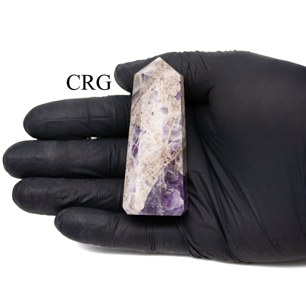 QTY 1 - Amethyst Thick Point from India / 2.5" Avg