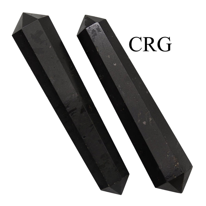 QTY 1 - Black Tourmaline Double Terminated Point / 3 - 5" AVGCrystal River Gems