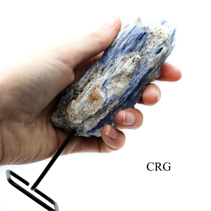 Qty 1. Blue Kyanite on Metal BaseCrystal River Gems
