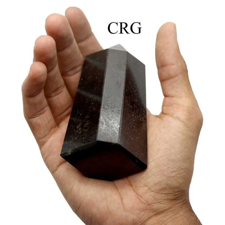 QTY 1 - Coppernite Point / 3 - 5" AVGCrystal River Gems