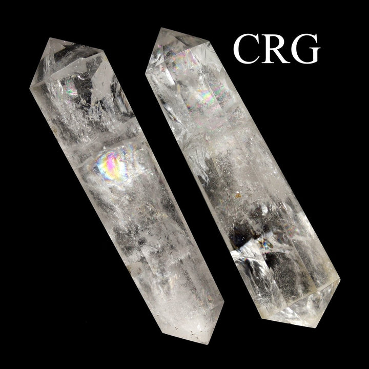 QTY 1 - Crystal Quartz Double Terminated Point / 3 - 5" AVGCrystal River Gems