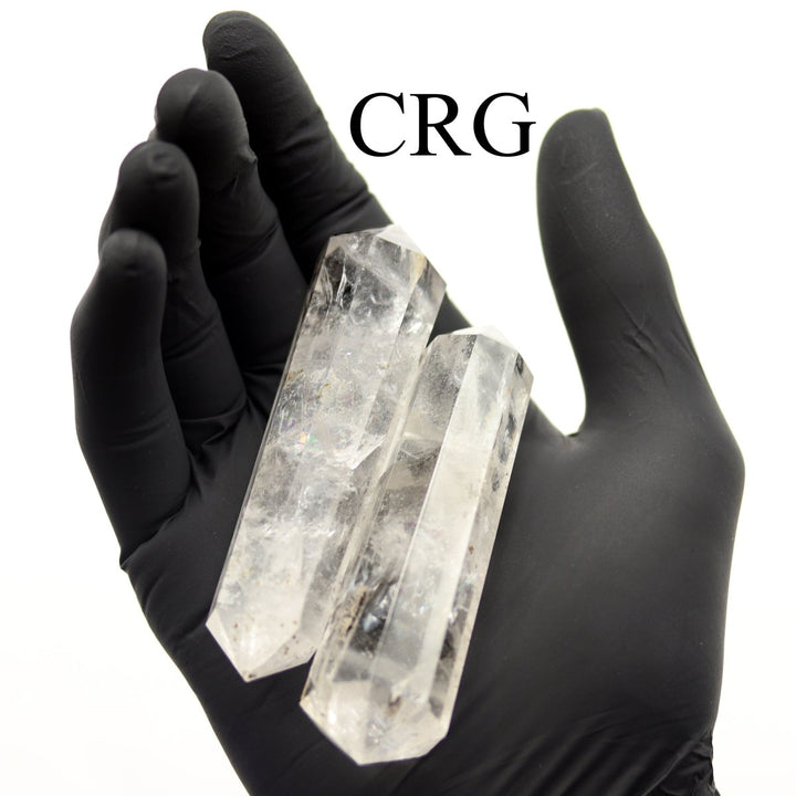 QTY 1 - Crystal Quartz Double Terminated Point / 3 - 5" AVGCrystal River Gems