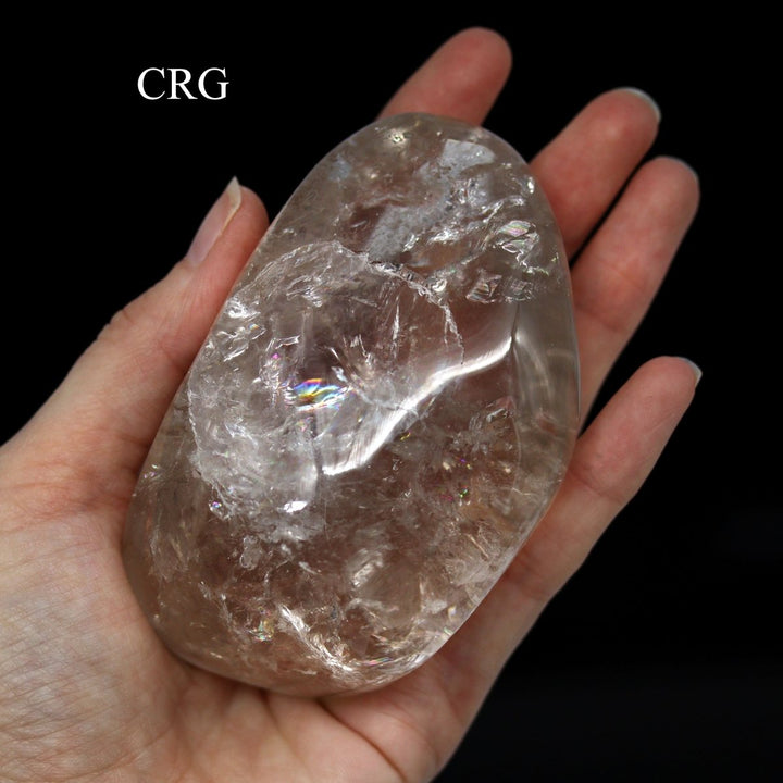 QTY 1 - Crystal Quartz Freeform Paperweight / 2 - 5" AVGCrystal River Gems