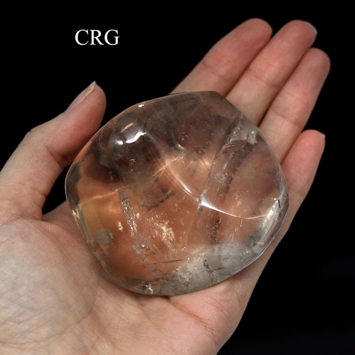 QTY 1 - Crystal Quartz Freeform Paperweight / 2 - 5" AVGCrystal River Gems