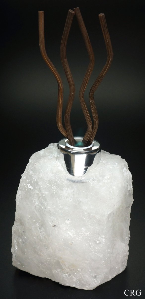 QTY 1 - Crystal Quartz Oil DiffuserCrystal River Gems