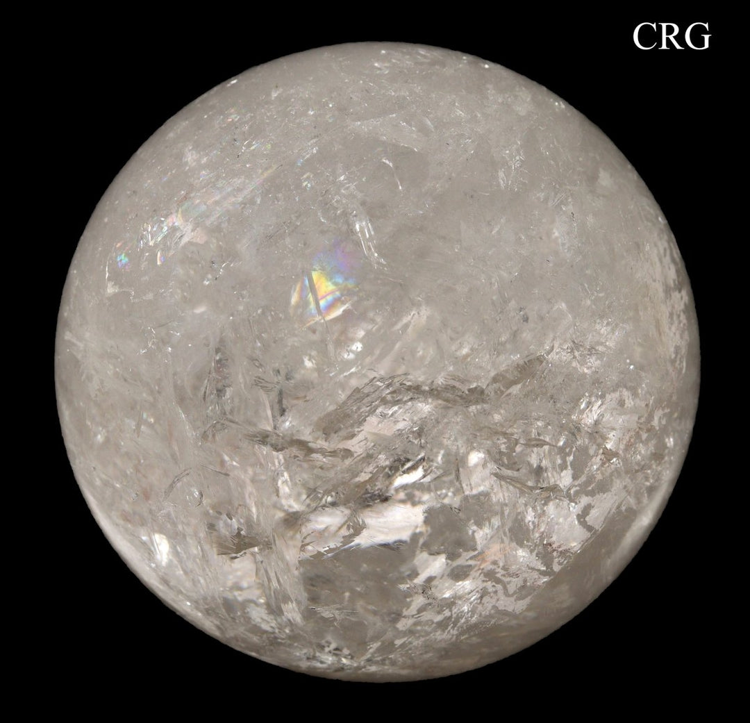 QTY 1 - Crystal Quartz Sphere / 13-15cm AVG