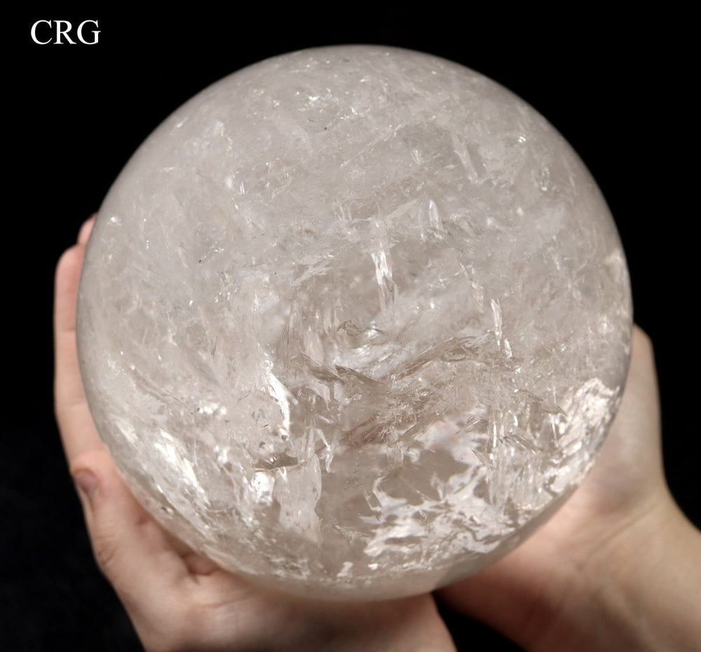 QTY 1 - Crystal Quartz Sphere / 13-15cm AVG
