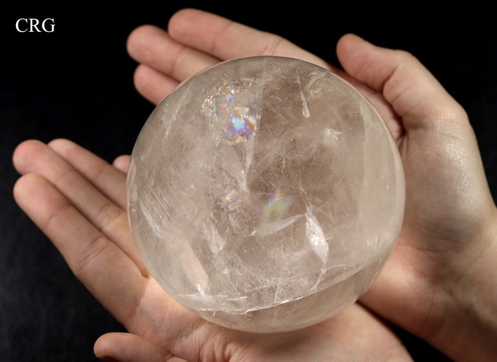 QTY 1 - Crystal Quartz Sphere / 9-11cm AVG