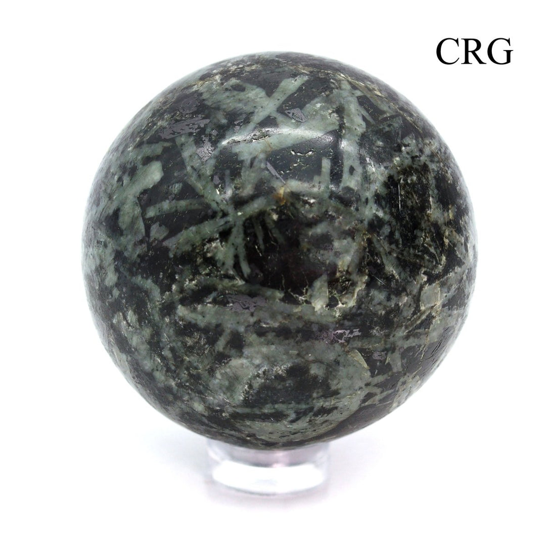 QTY 1 - Gabbro / Galaxy Stone Gemstone Sphere / 1.5-2.5" AVG