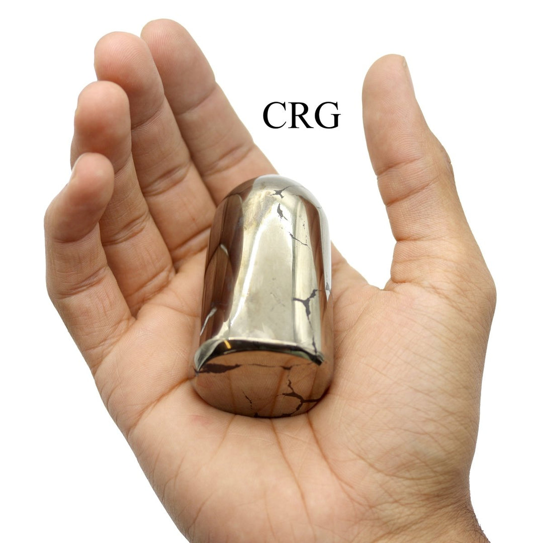 QTY 1 - Iron Pyrite Freeform Boulder / 3 - 5" AVGCrystal River Gems