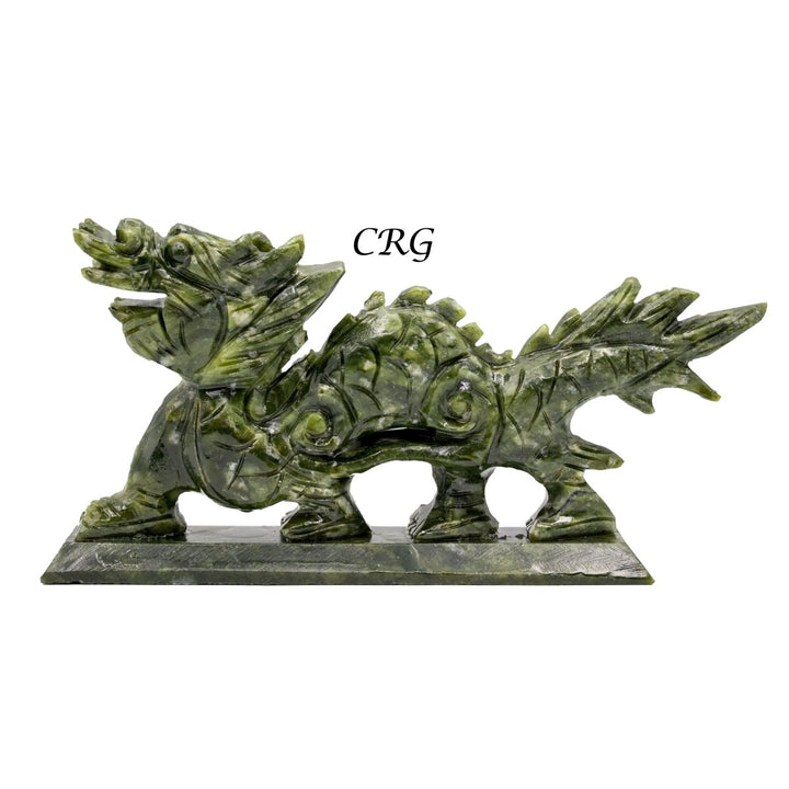 Qty 1. Lucky Crystal Jade DragonCrystal River Gems