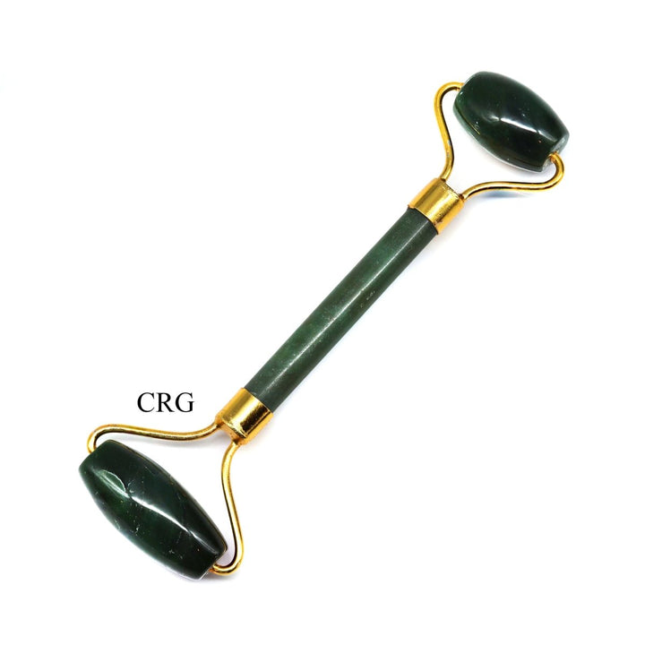 QTY 1 - Nephrite Jade Gemstone Facial Massage Roller / 5.5" AVGCrystal River Gems