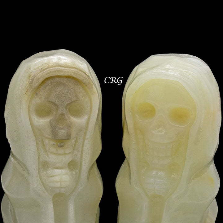 Qty 1 - Onyx Ghost SkullCrystal River Gems